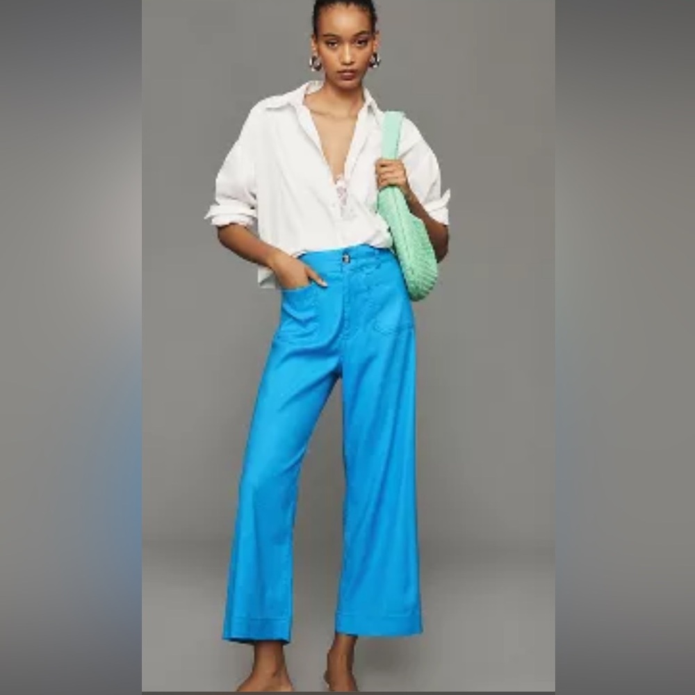 Anthropologie Maeve Colette linen pants 33T